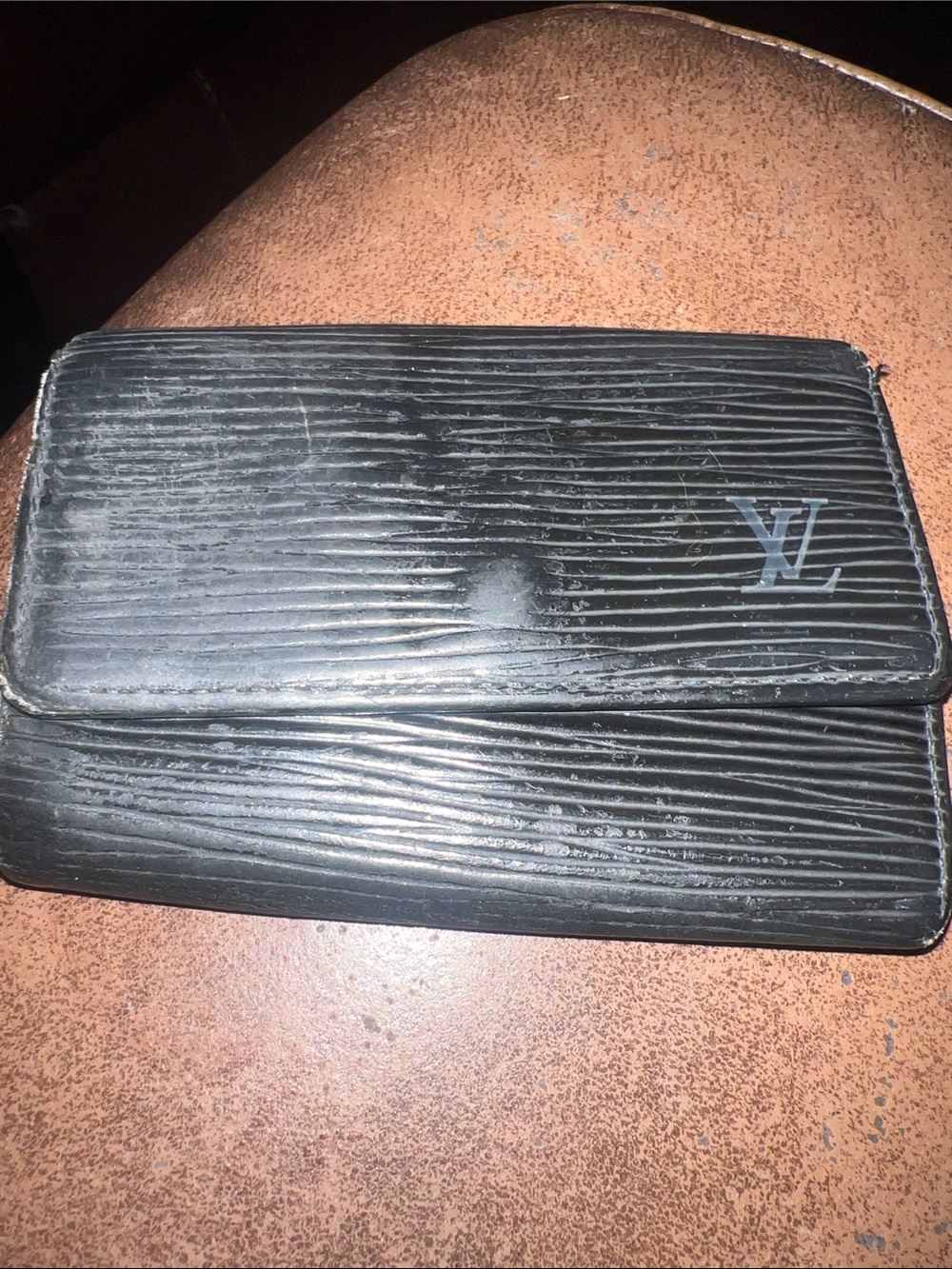 Louis Vuitton Black Textured Epi Leather Men’s Wallet